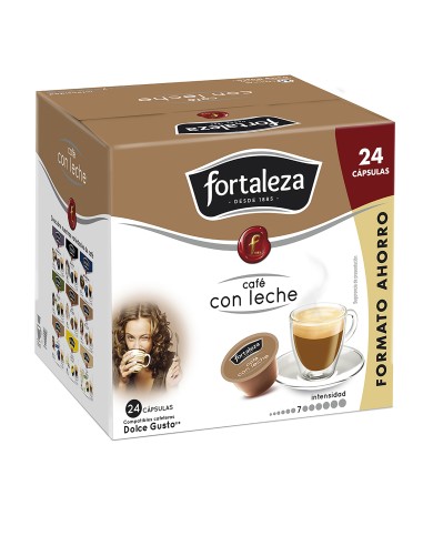 Café con leche 24 cápsulas compatibles con Dolce Gusto®*