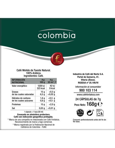 Café Colombia 24 cápsulas compatibles con Dolce Gusto®