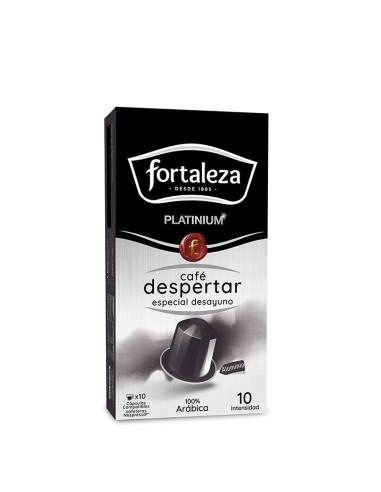 Café Despertar 10 cápsulas Fortaleza Platinium compatibles con