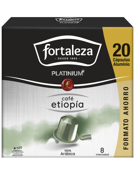 Café Colombia 10 cápsulas Fortaleza Platinium compatibles con Nespresso®