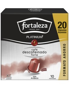 Café Descafeinado Forte 10 cápsulas Fortaleza Platinium