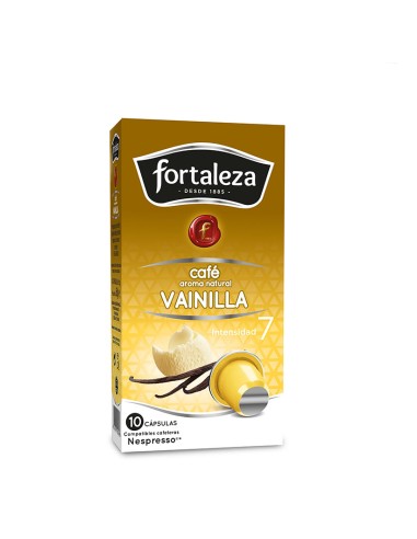 Café con aroma natural Vainilla 10 cápsulas compatibles con Nespresso®*