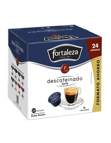 Café Descafeinado Forte 24 cápsulas compatibles con Dolce Gusto®*