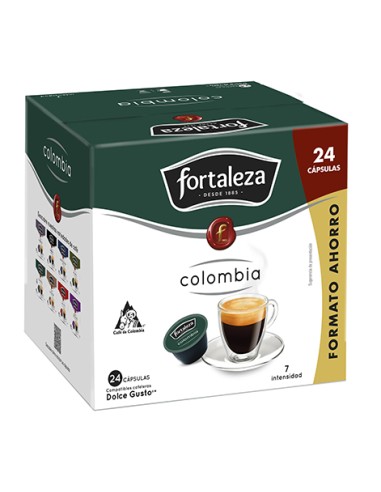 Café Colombia 24 cápsulas compatibles con Dolce Gusto®*