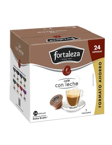 Café con leche 24 cápsulas compatibles con Dolce Gusto®*