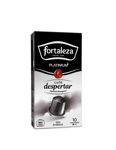 Café Despertar 10 cápsulas Fortaleza Platinium compatibles con Nespresso®